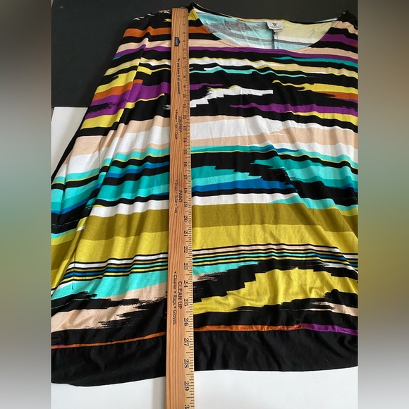 Worthington Women’s stretch stripped top blouse size 1X - Picture 4 of 8